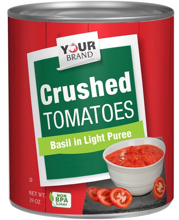 28 oz Crushed Tomatoes with Basil