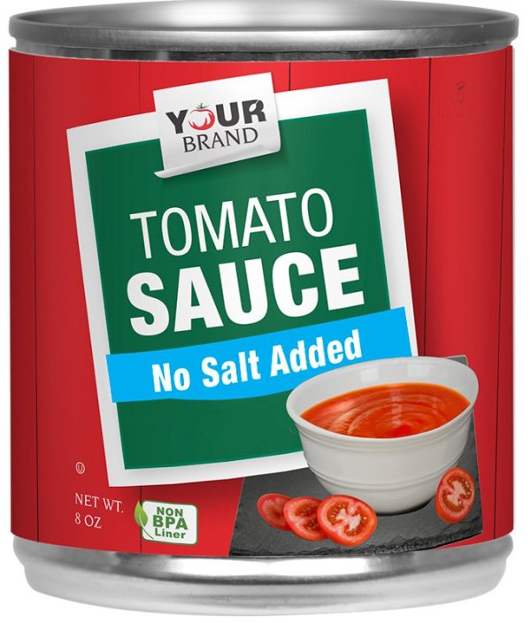 8 oz No Salt Added Tomato Sauce
