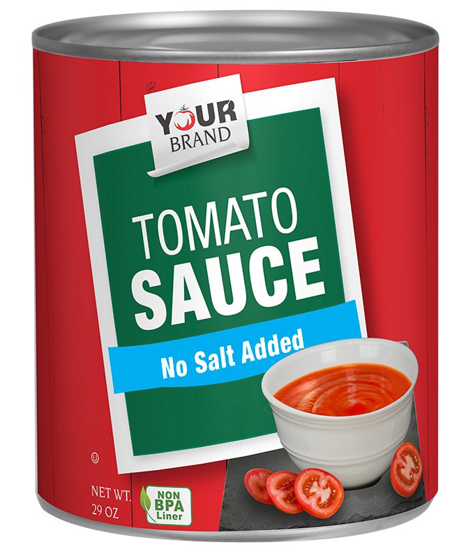 28 oz No Salt Added Tomato Sauce Image:1