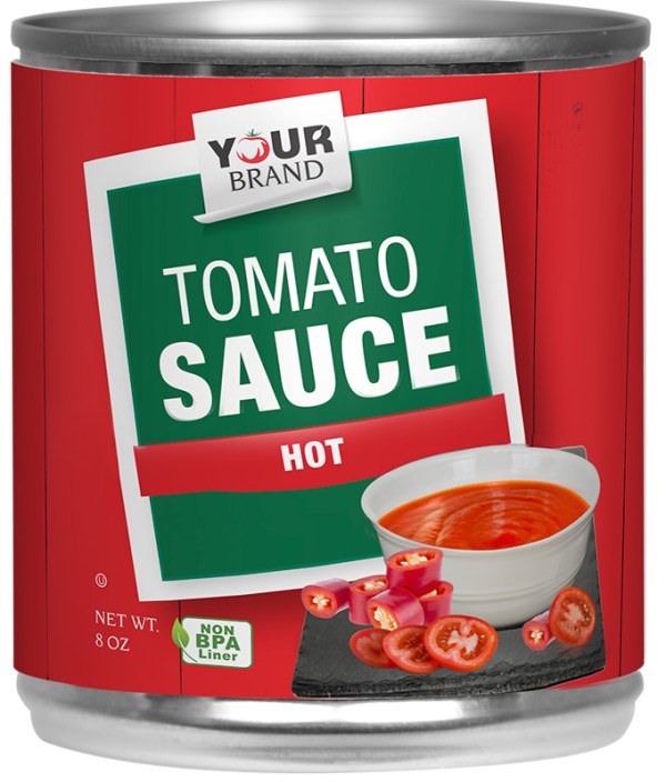 8 oz Spicy Tomato Sauce with Jalapeno