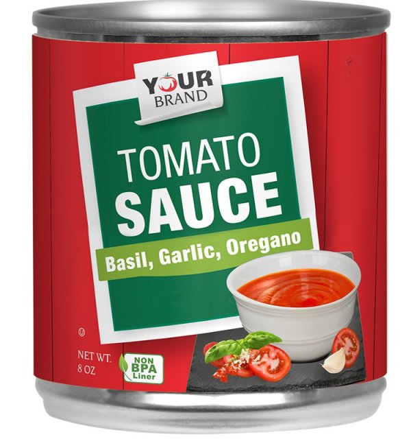 8 oz Tomato Sauce with Basil, Garlic & Oregano