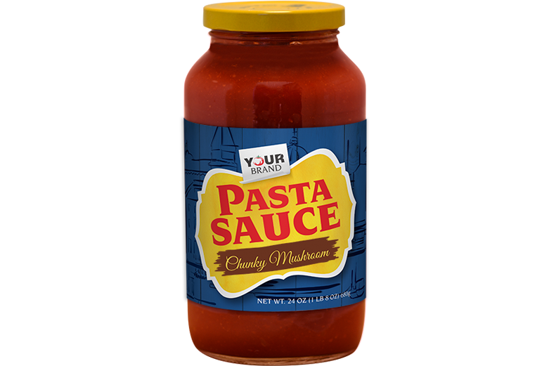 24 oz Pasta Sauce Super Chunky Mushroom – R Style Image:1