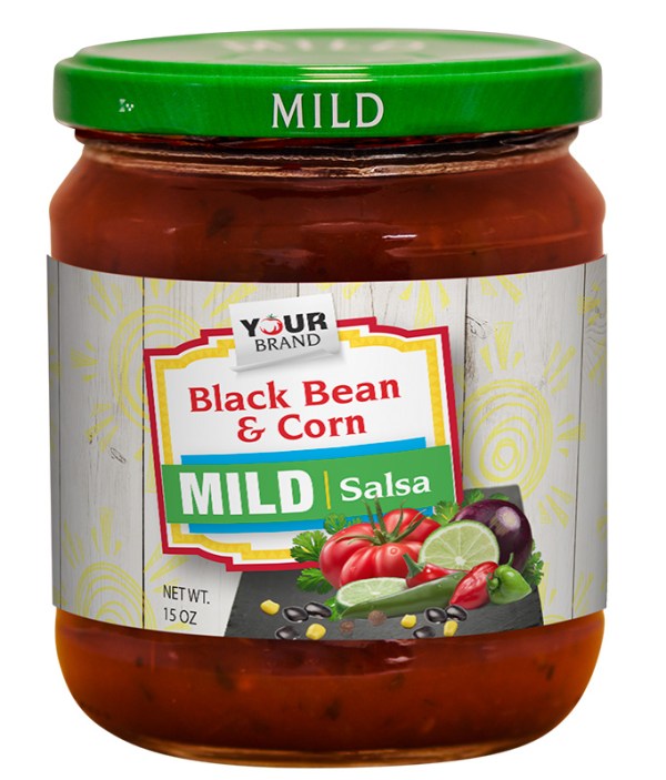 15.5 oz Mild Black Bean and Corn Salsa