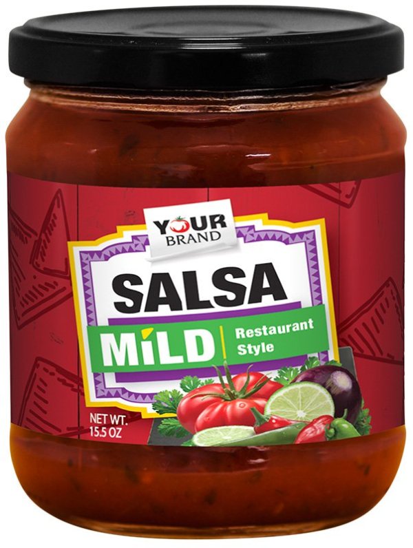 15.5 oz Mild Restaurant Style Salsa – T Style