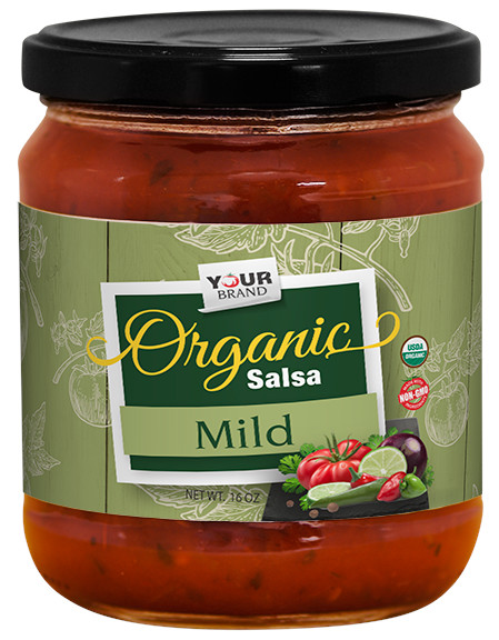 16 oz Organic Mild Salsa