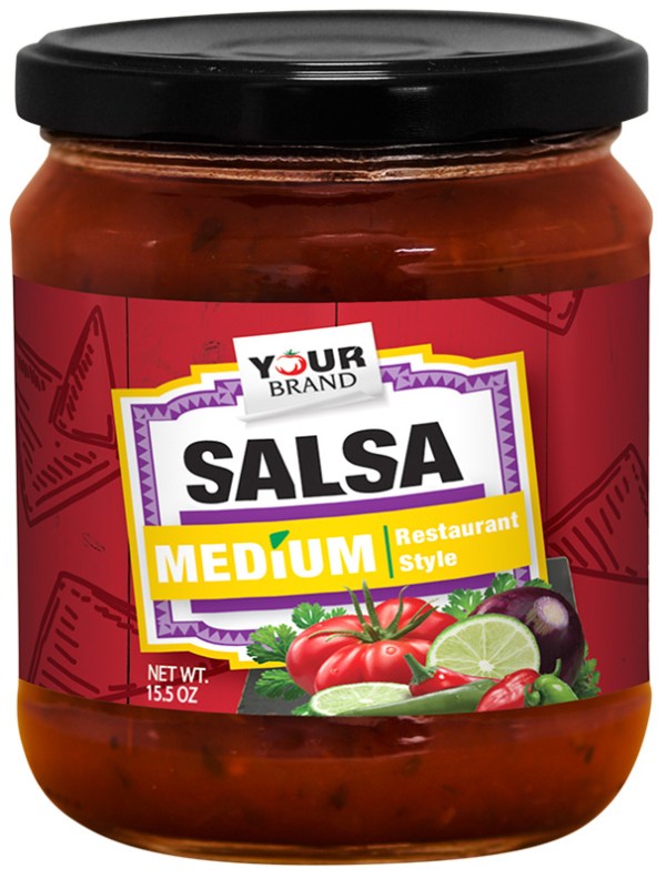 15.5 oz Medium Restaurant Style Salsa – T Style