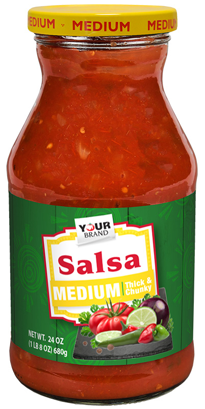 24 oz Medium Salsa – P Style