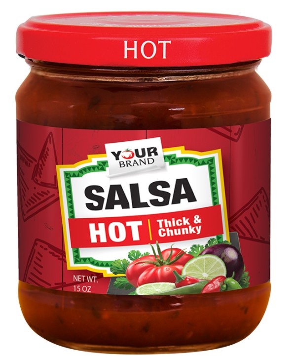 15.5 oz Hot Salsa – T Style
