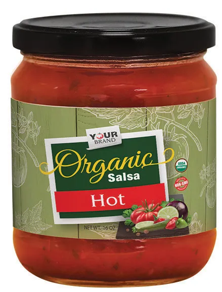 16 oz Organic Hot Salsa