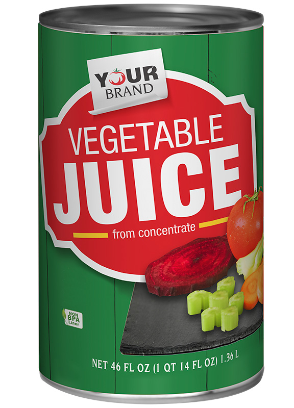 46 oz Vegetable Juice from Concentrate – V Style – Can