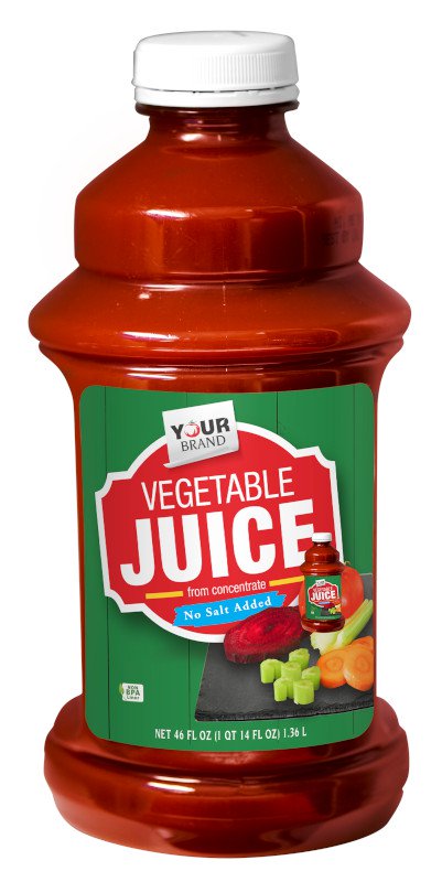 46 fl oz No Salt Added Vegetable Juice from Concentrate Image:1