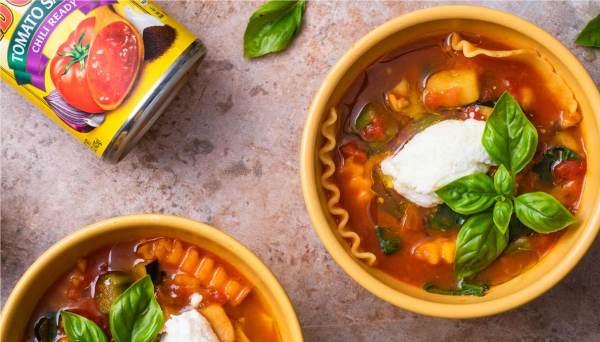Butternut Squash Lasagna Soup