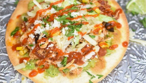 Chicken Tostadas