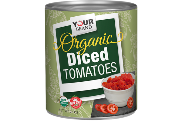 28 oz Organic Diced Tomatoes