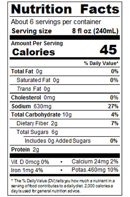 46 fl oz Tomato Juice from Concentrate – Can Image:2