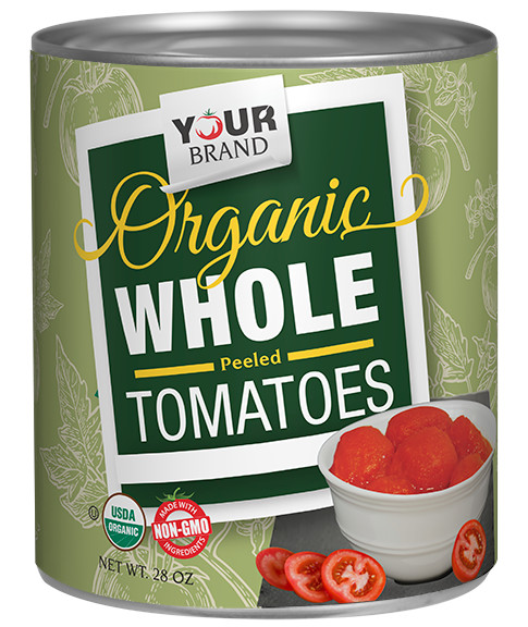 28 oz Organic Whole Peeled Tomatoes