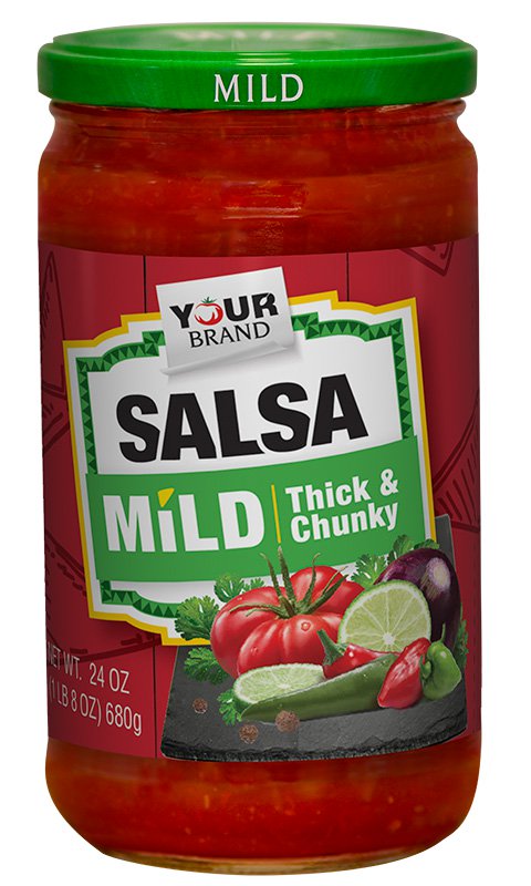 24 oz Mild Salsa – T Style