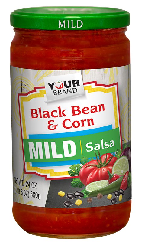 24 oz Mild Black Bean and Corn Salsa Image:1