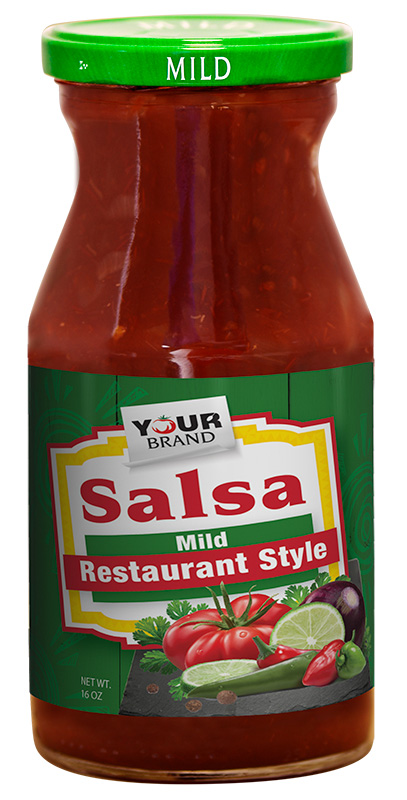 16 oz Mild Restaurant Style Salsa – P Style
