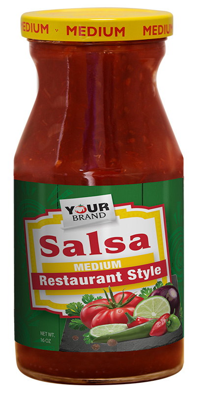 16 oz Medium Restaurant Style Salsa – P Style Image:1