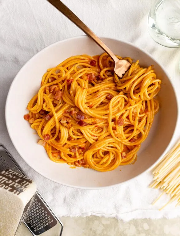 Spicy Tomato Carbonara