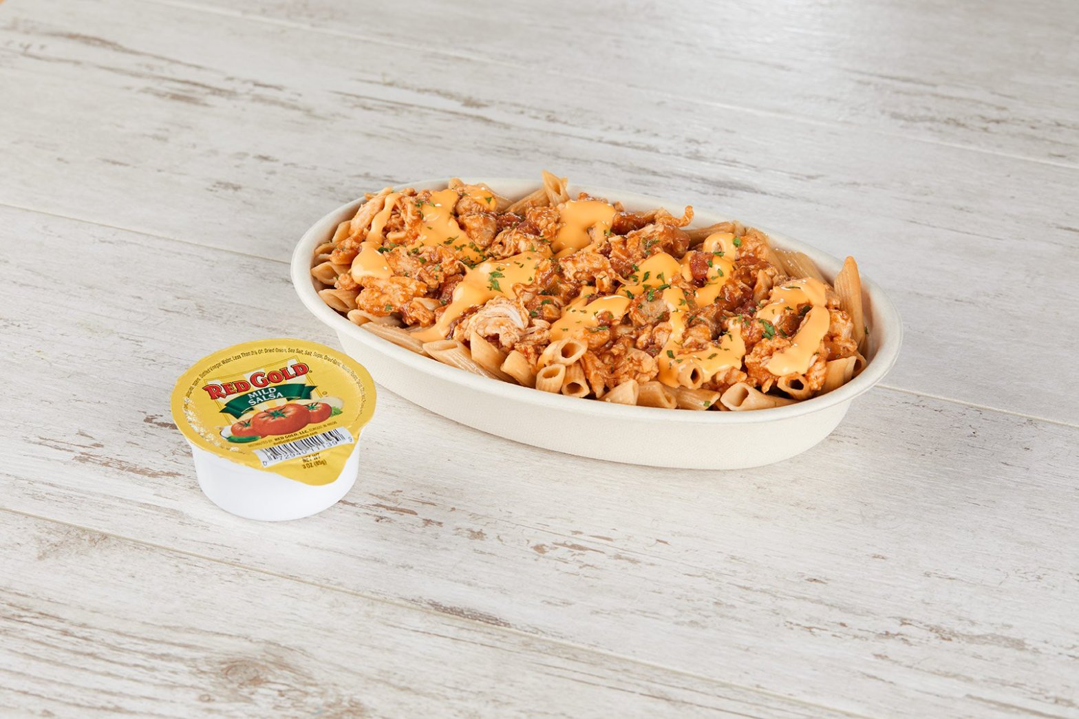 Chicken Enchilada Noodle Bake