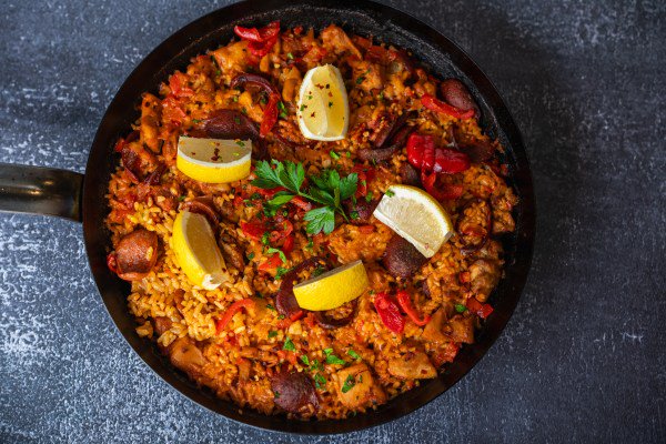 Spanish Chorizo and Chicken Paella
