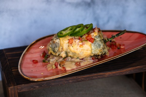 Chili-Stuffed Rellenos with Queso