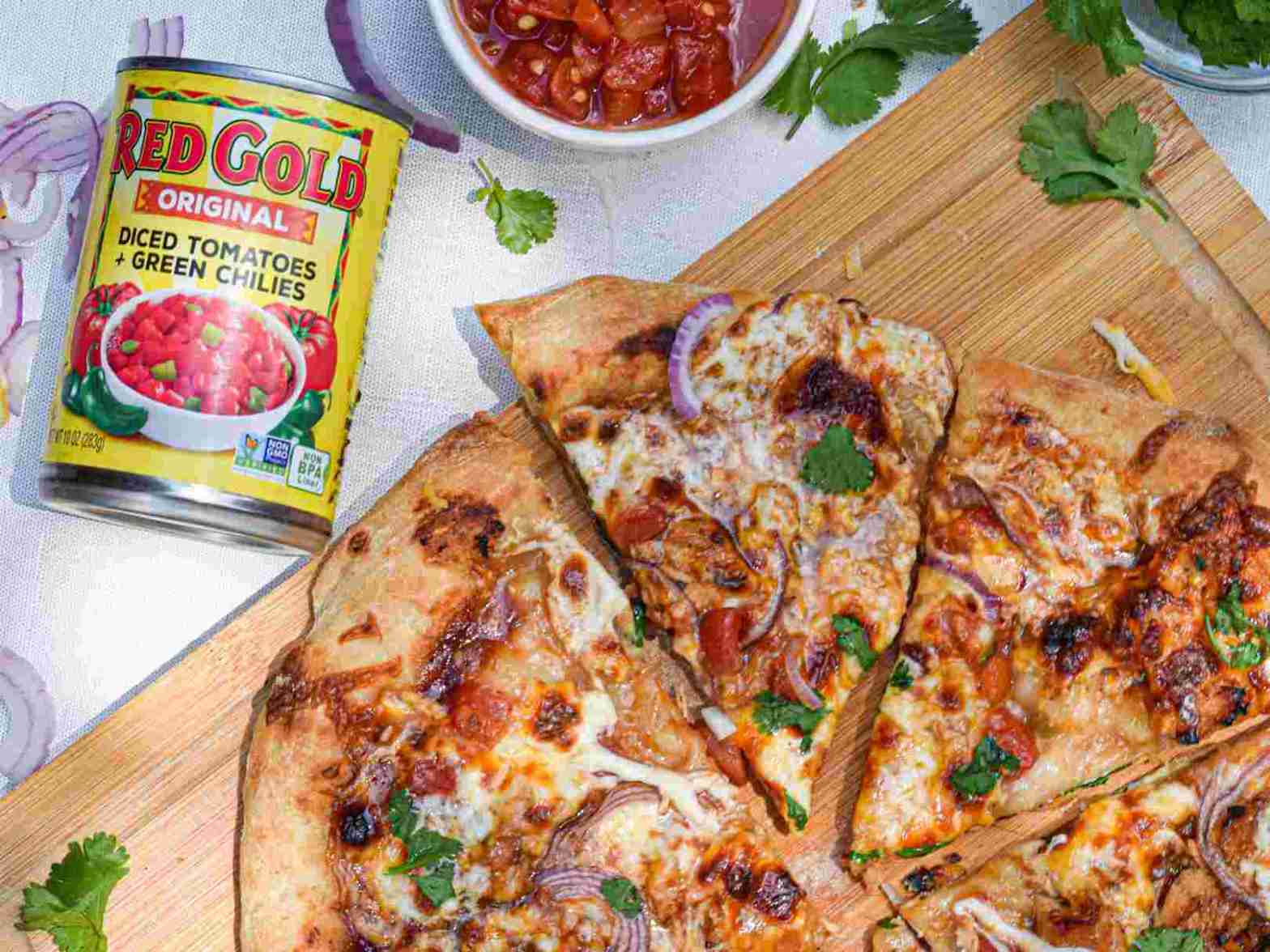 Grilled Sourdough BBQ Chicken Pizza