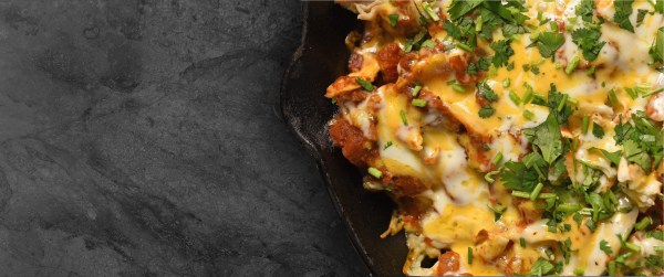 Chicken Enchilada Ravioli Bake