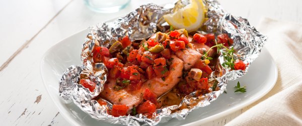 Baked Fish in Foil Packets