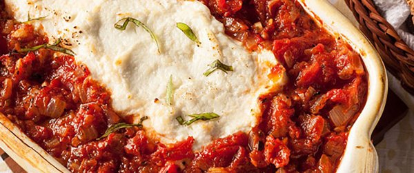 Baked Goat Cheese and Marinara