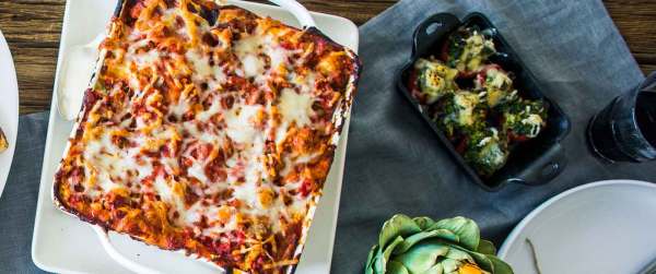 Eggplant Florentine Lasagna
