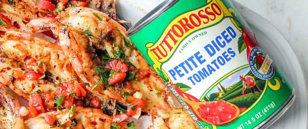 Butterflied Grilled Prawns with Chimichurri-Style Red Sauce