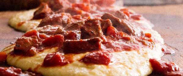 Pork Ragu with Creamy Polenta