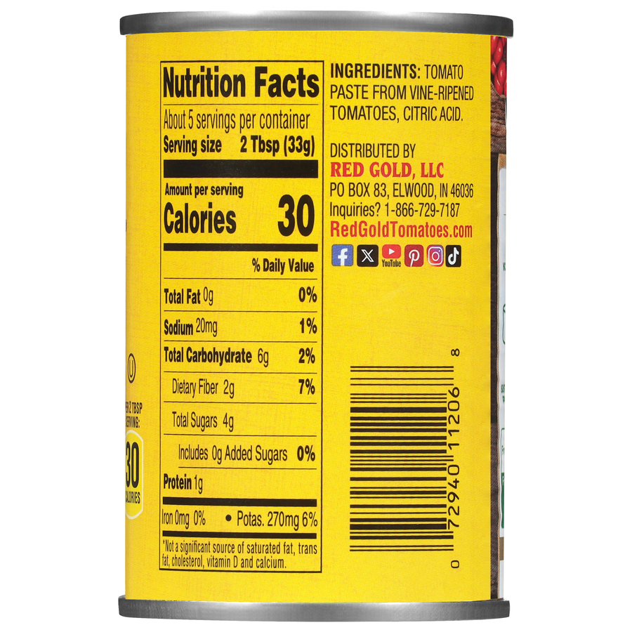 Canned Tomato Paste 6 oz Image:3