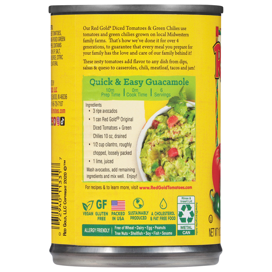 Original Diced Tomatoes + Green Chilies 10 oz Image:2