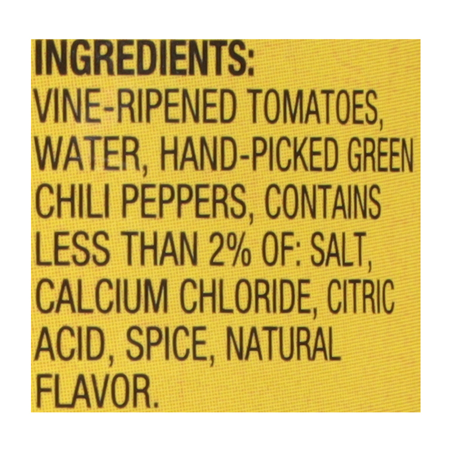 Original Diced Tomatoes + Green Chilies 10 oz Image:5