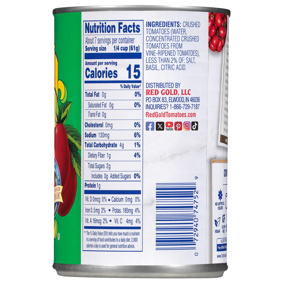 Crushed Tomatoes with basil 15 oz Image:3