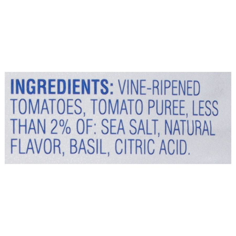 San Marzano Style Whole Peeled Pear Tomatoes with Basil & Sea Salt 28 oz Image:5