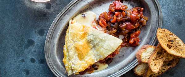 Wrapped Brie with Tomato Chutney