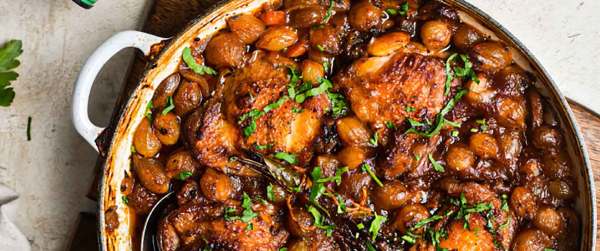 Coq au Vin With a Twist