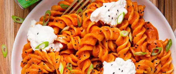 Tomato Gochujang Spicy Fusilli
