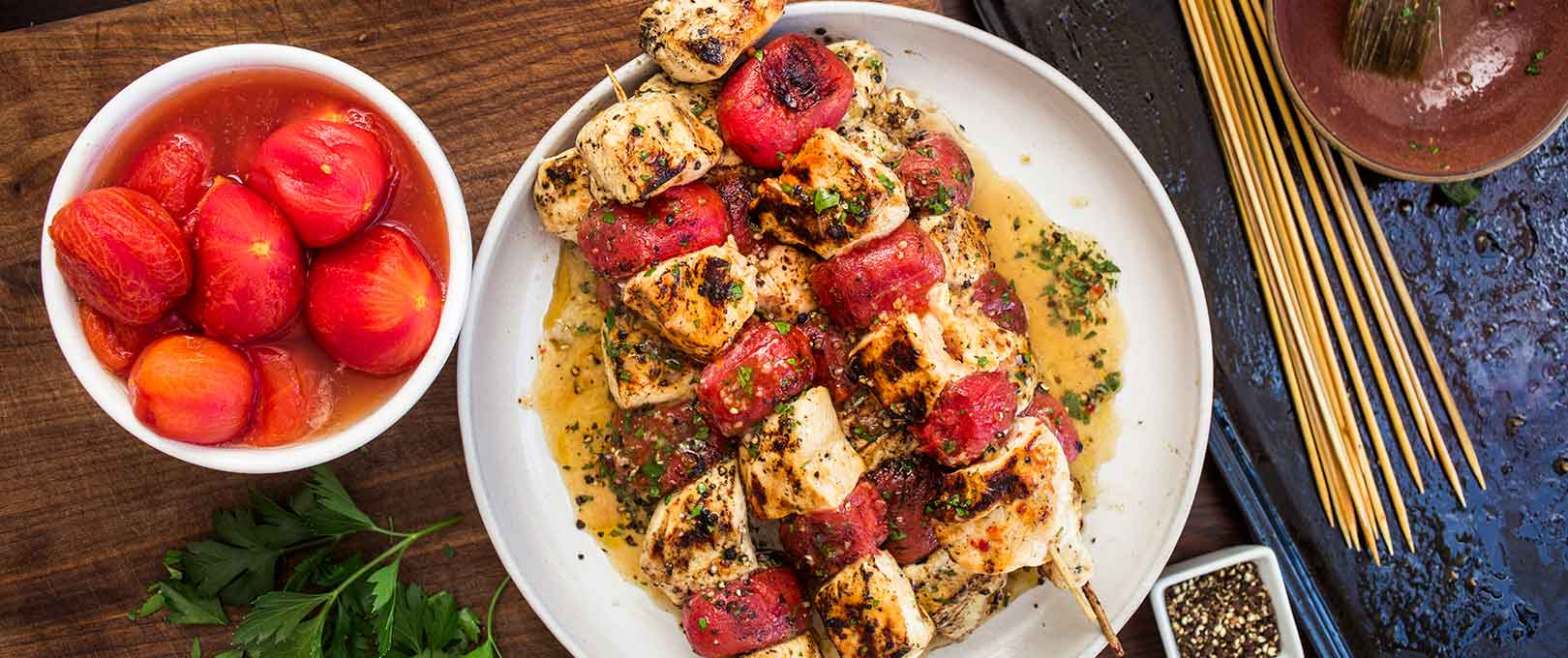Grilled Chicken Skewers