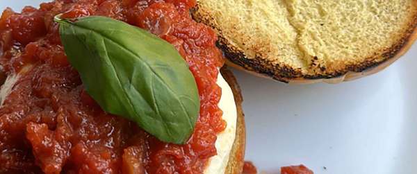 Italian “Meatball” Burger