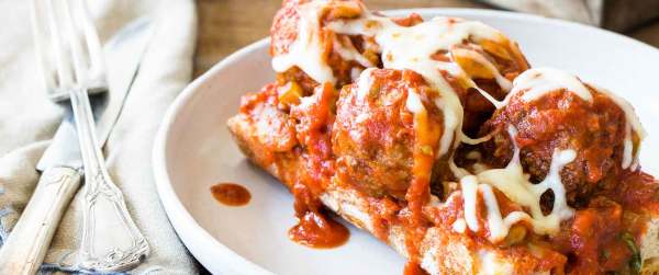 Meatball Hero Sandwich
