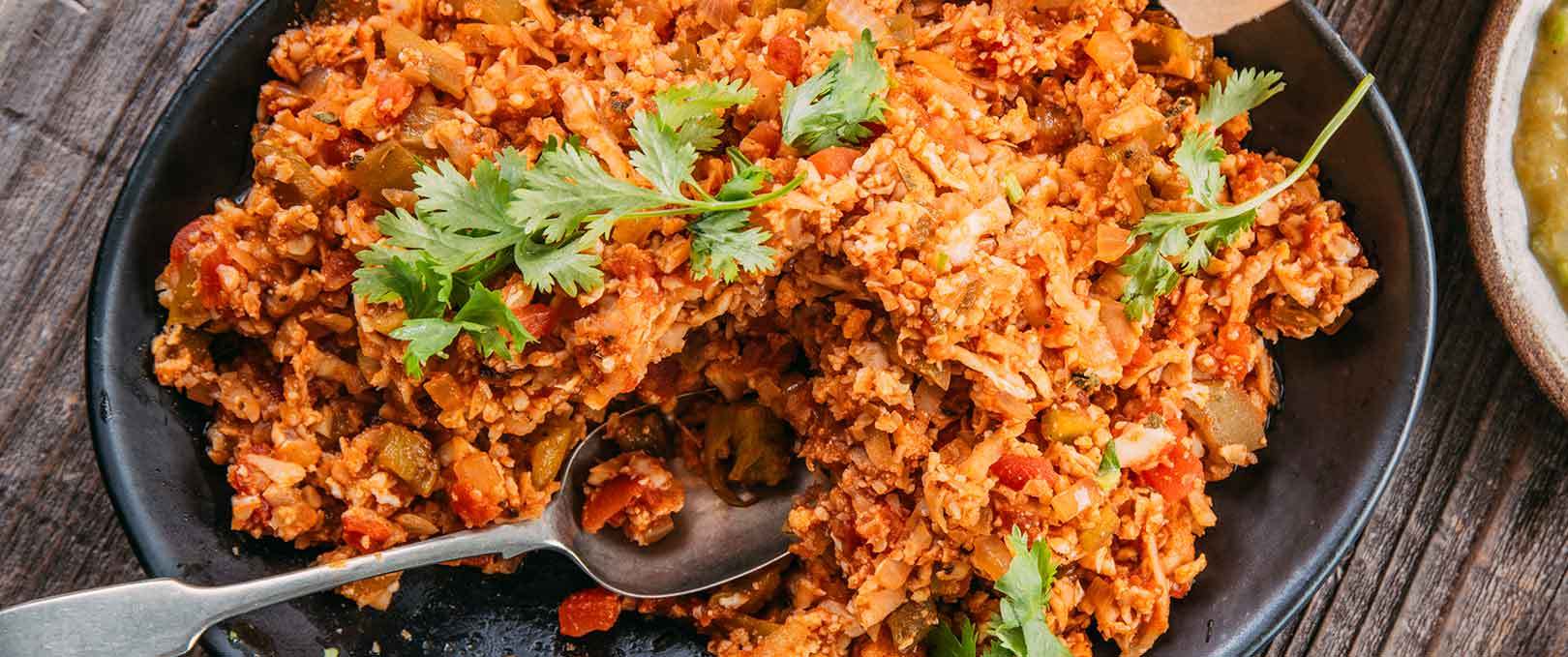 Mexican Cauliflower "Rice"