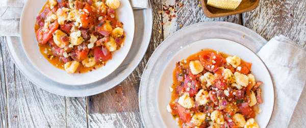 Tomato Onion Gnocchi