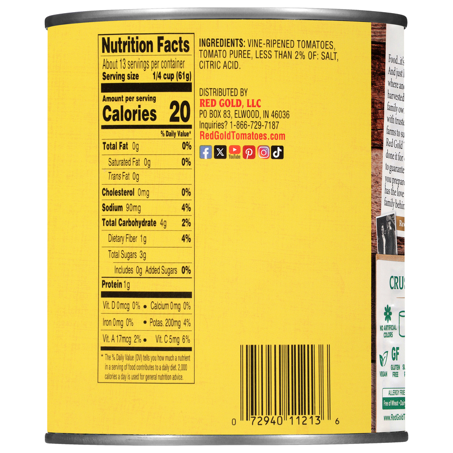 Canned Crushed Tomatoes 28 oz Image:3