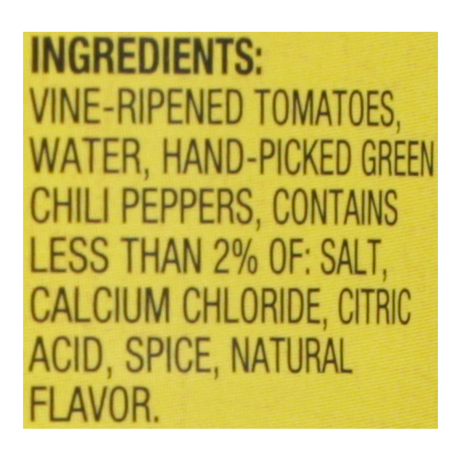 Mild Diced Tomatoes + Green Chilies 10 oz Image:5